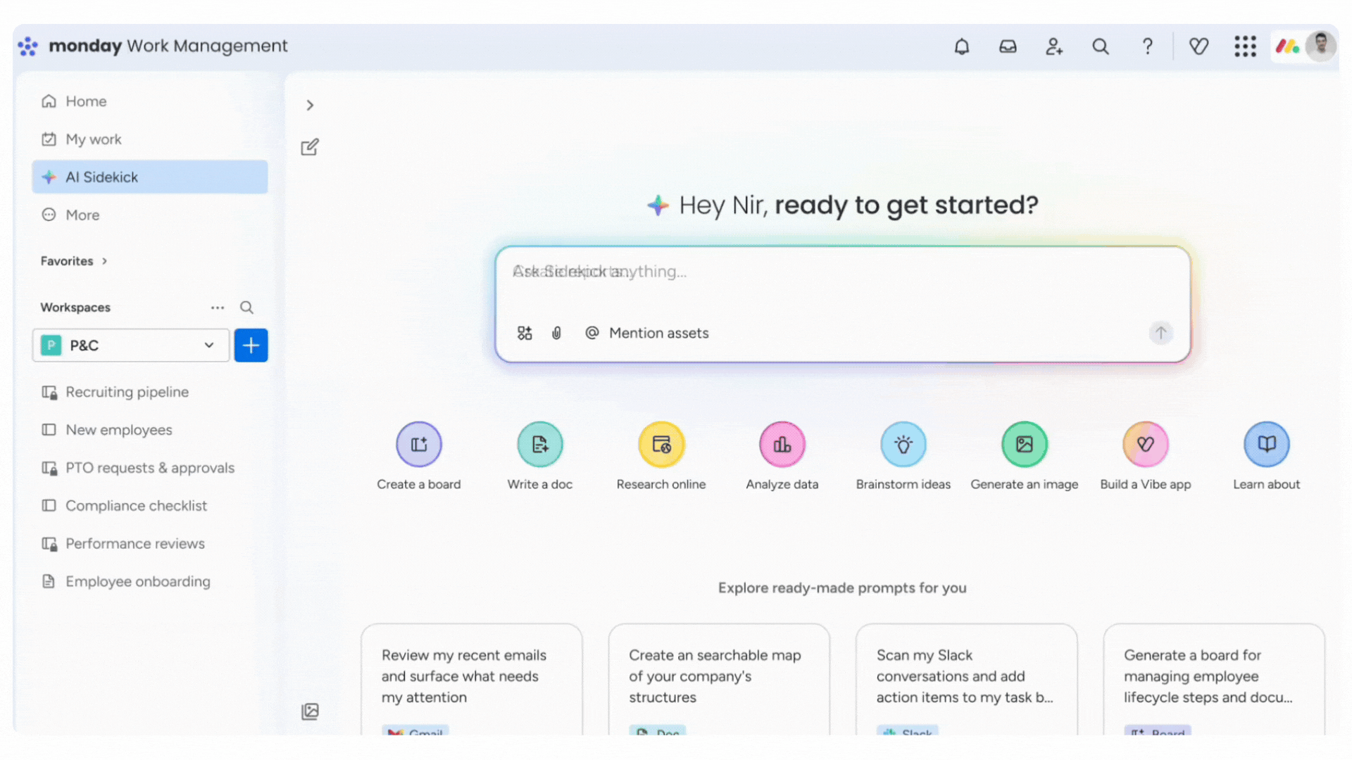 monday.com_monday Sidekick 示意